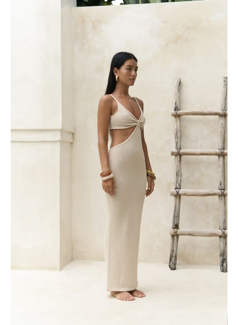 Bohemai Cutout Knit Dress - Image 3